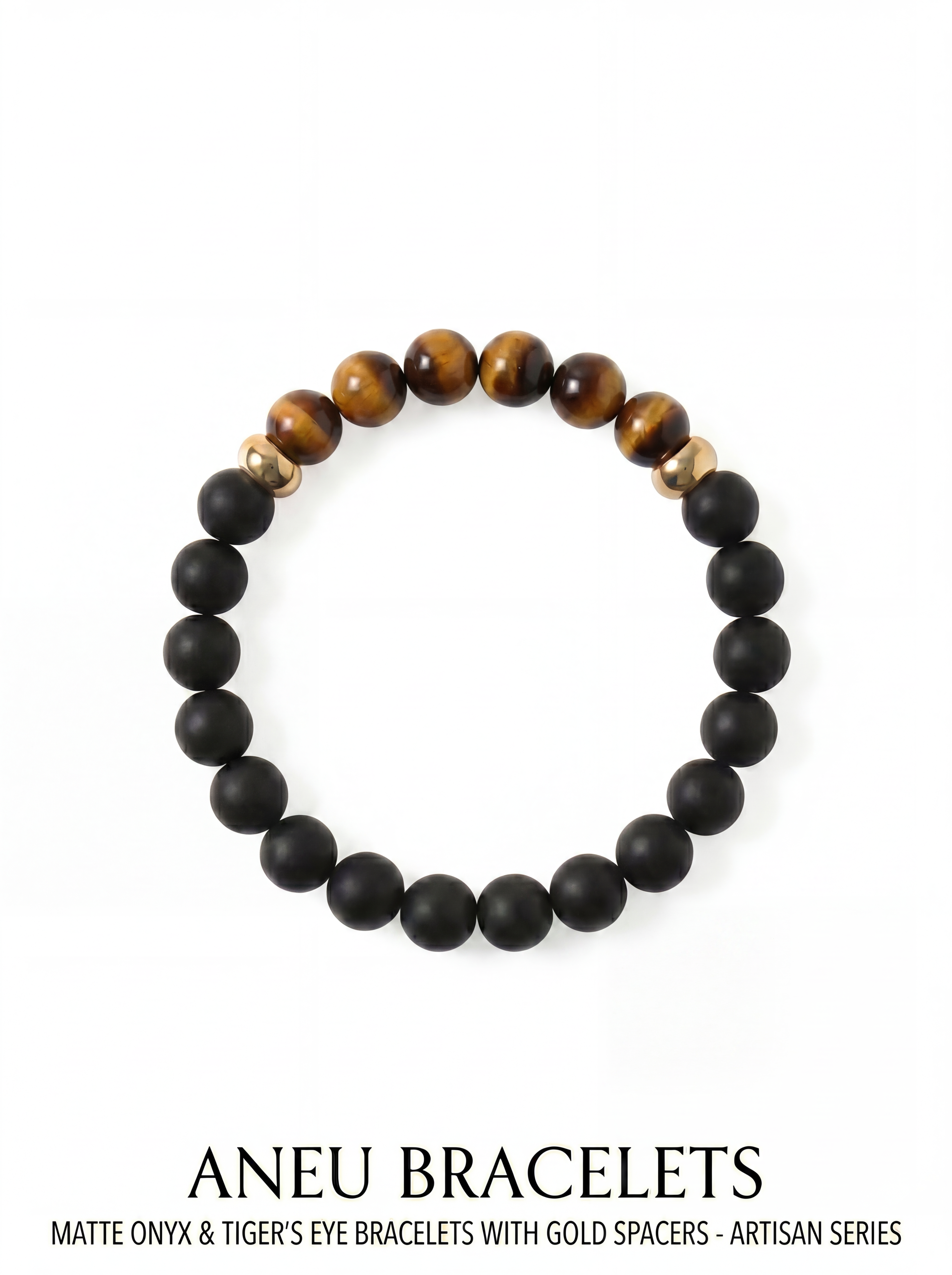 Tiger Eye Noire Onyx Bracelet