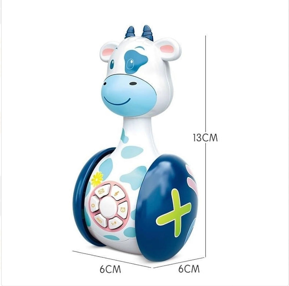 Миниатюра: Музыкальная неваляшка «Корова» на английском языке с подсветкой