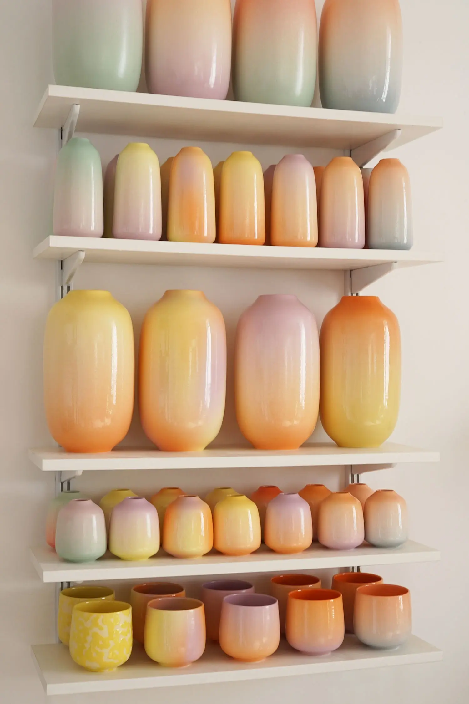 Gradiens váza színátmenettel | 24cm