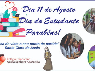 Feliz Dia do Estudante!