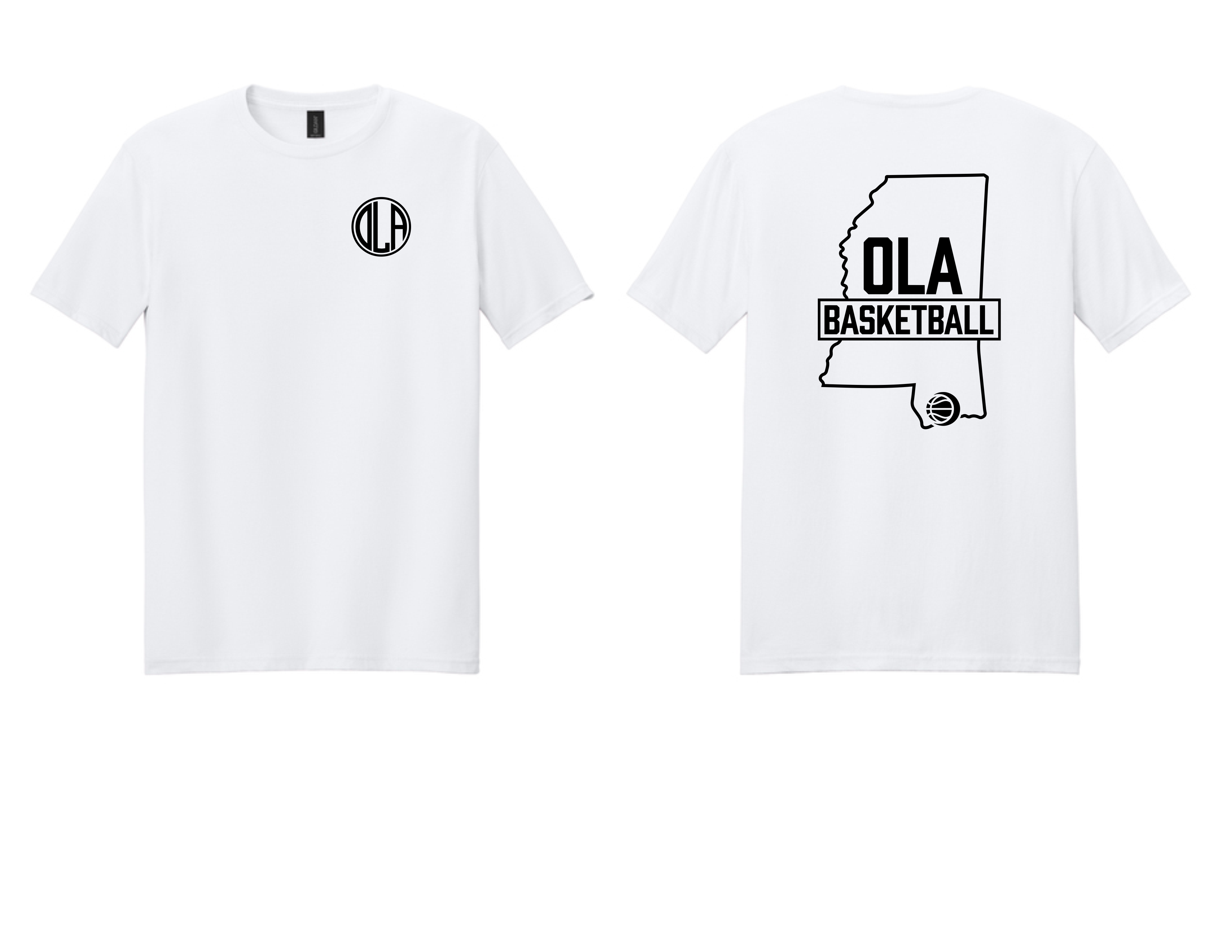 OLA MS Outline Design Short Sleeve Cotton