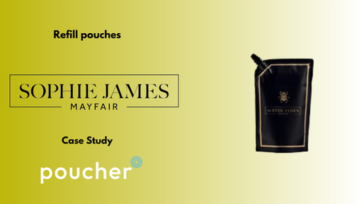 Sophie James Mayfair refill pouches | Case study