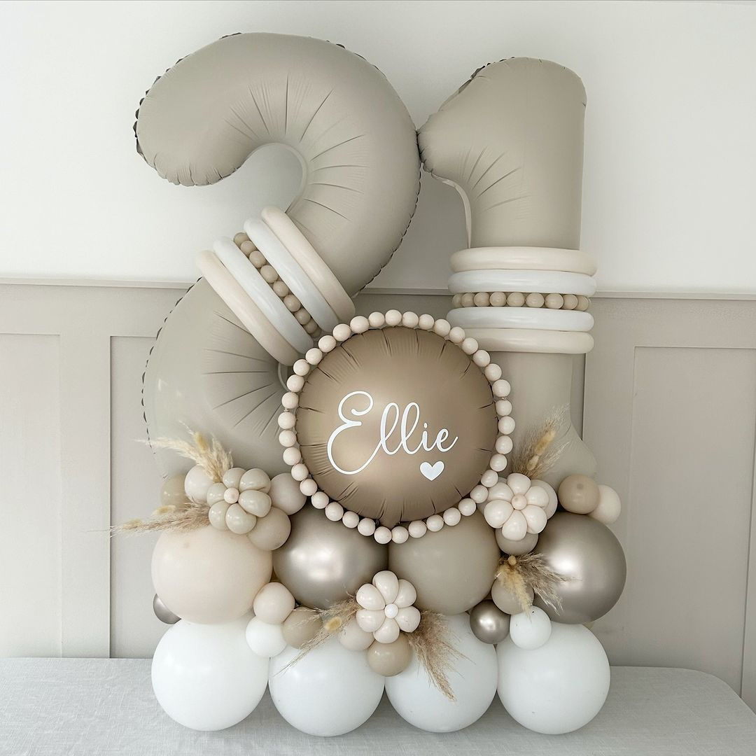 Grab & Go 21st Marquee Balloon Column
