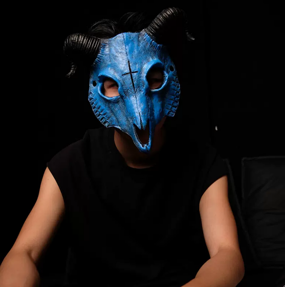 Thumbnail: Disco Party Ram Punk Cosplay Performance Mask