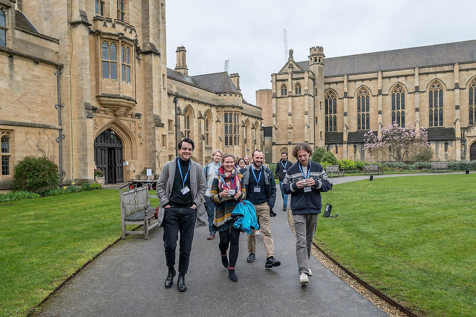 European youth delegates meet in Mansfield College, Oxford, ahead of the opening of the first regional Pre-Assembly. Photo: LWF/A. Hillert