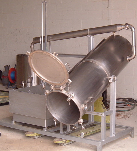 Werner Bester's first distillation unit that he created at the very beginning.