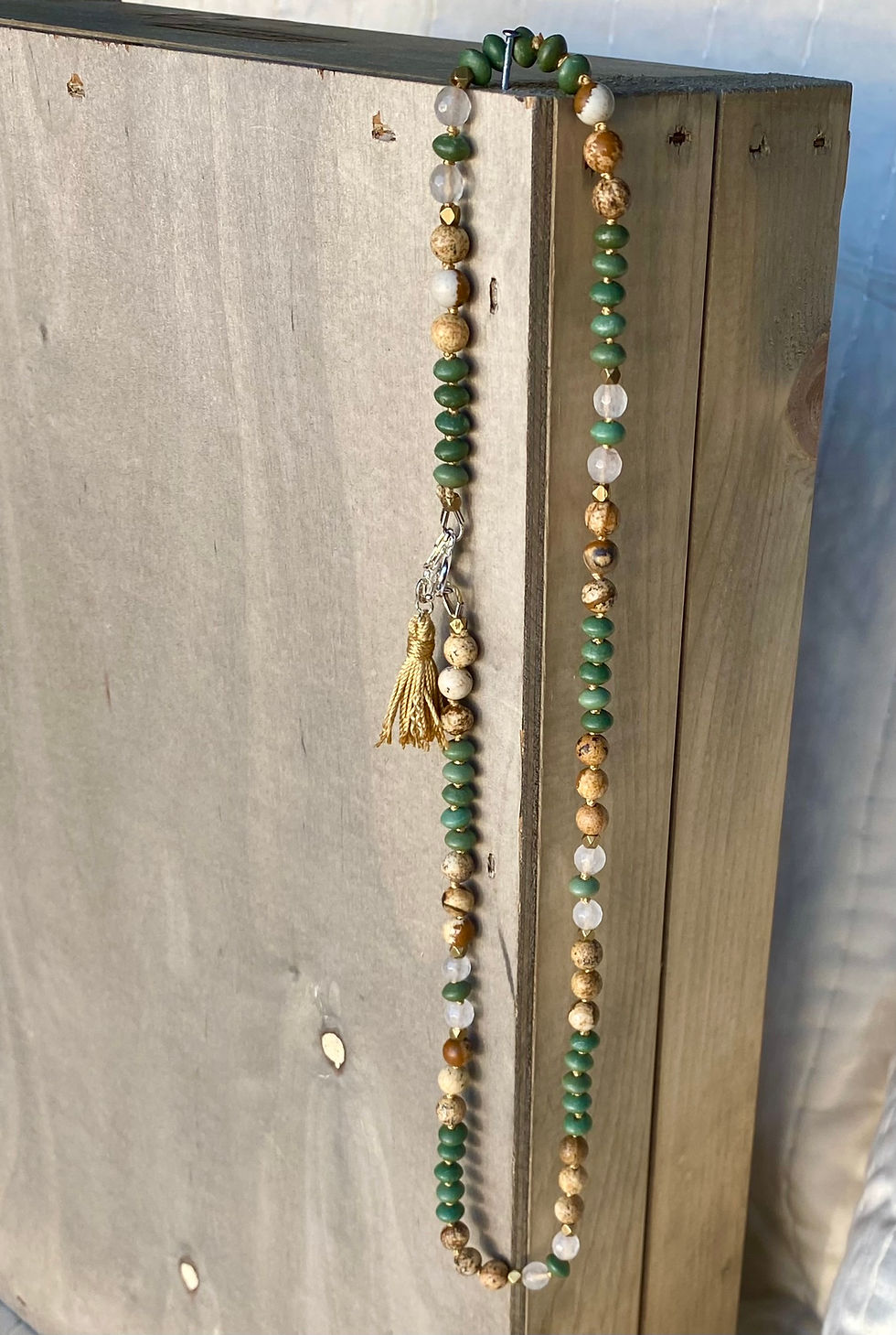 PT015 | $75 | Petite Necklace with Toggle Clasp | Size Regular