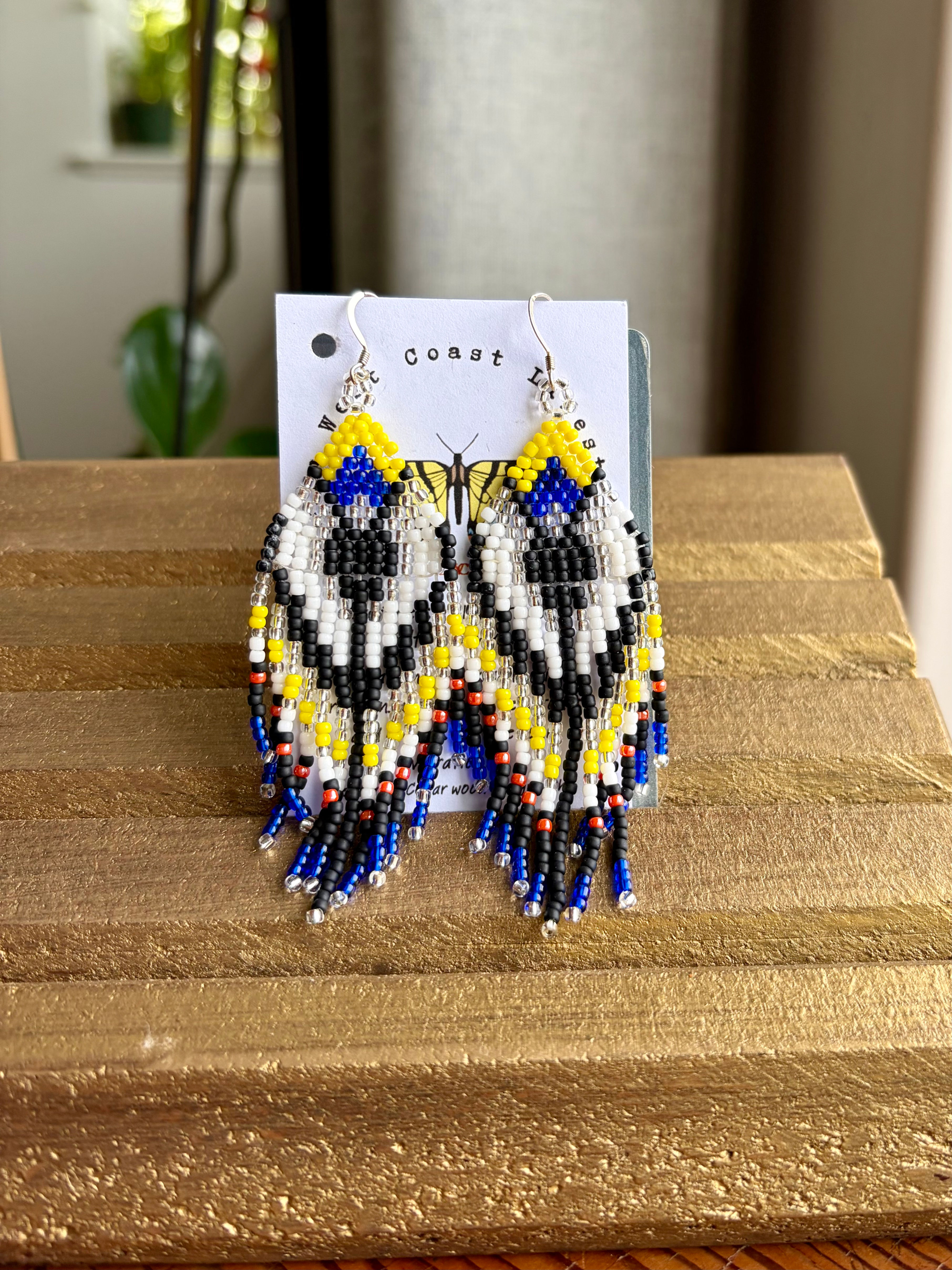 Fringe Earrings | Handmade | Sterling Silver Hooks