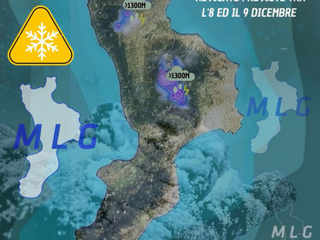 *Neve dell'Immacolata: attesi fiocchi fin sui principali centri montani e fino quasi a mezzo metro alle quote medio/alte entro Lunedì, anche sulla Sila!