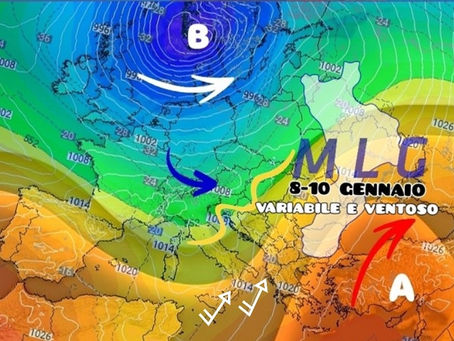 MLG: prossima settimana inizialmente variabile, ventosa, e poco fredda, poi potrebbe tornare il maltempo freddo!