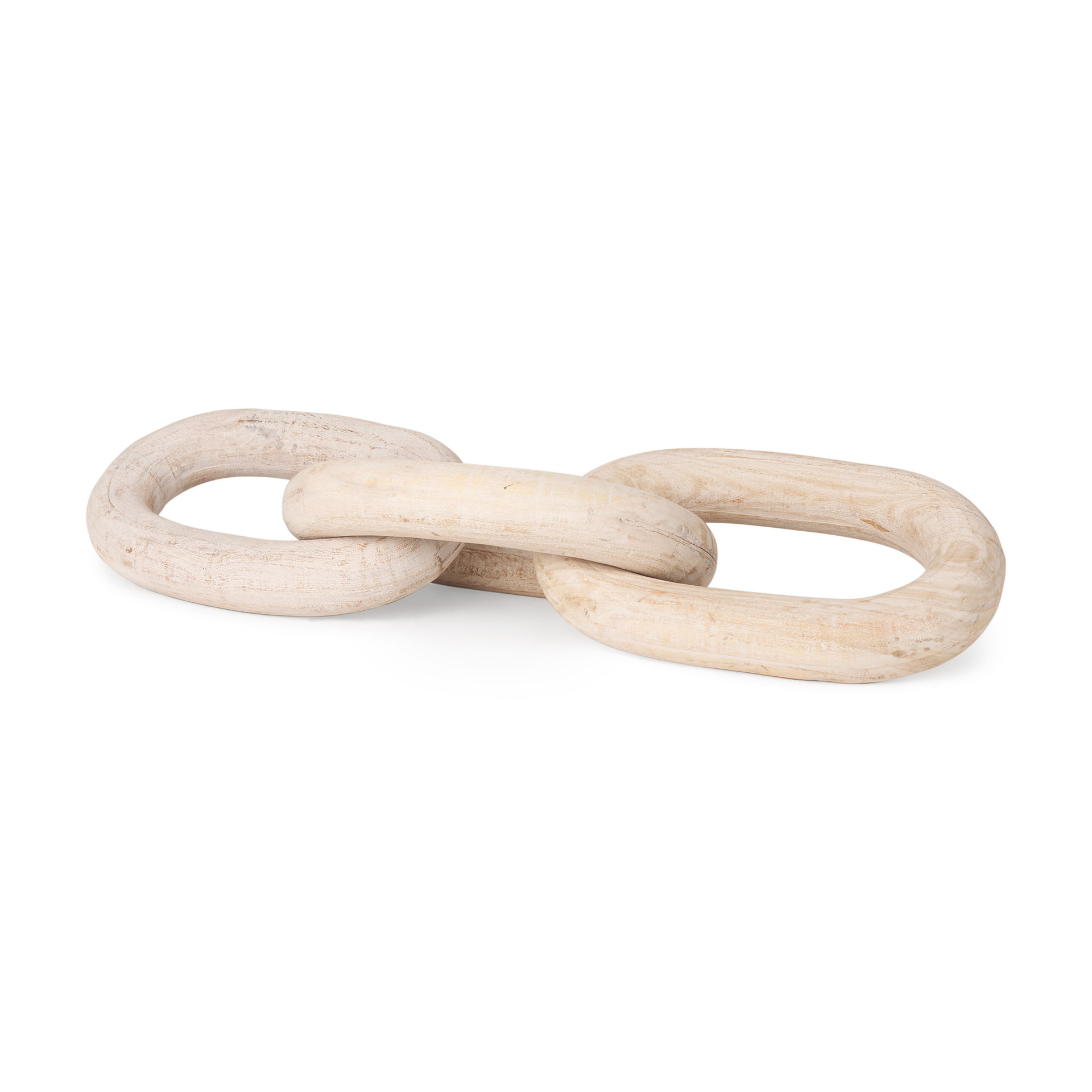 Tayla Blonde Wood Chain Link