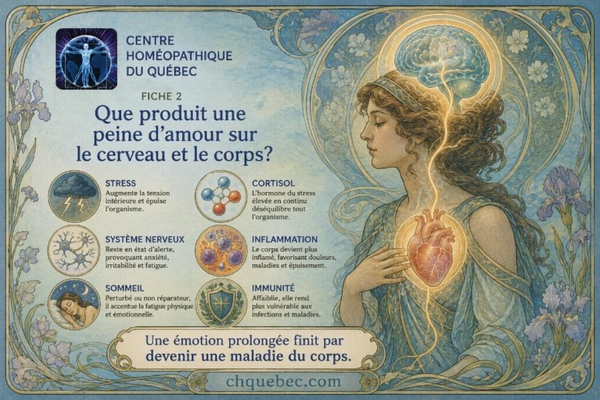 Que produit une peine d’amour sur le cerveau et le corps ?