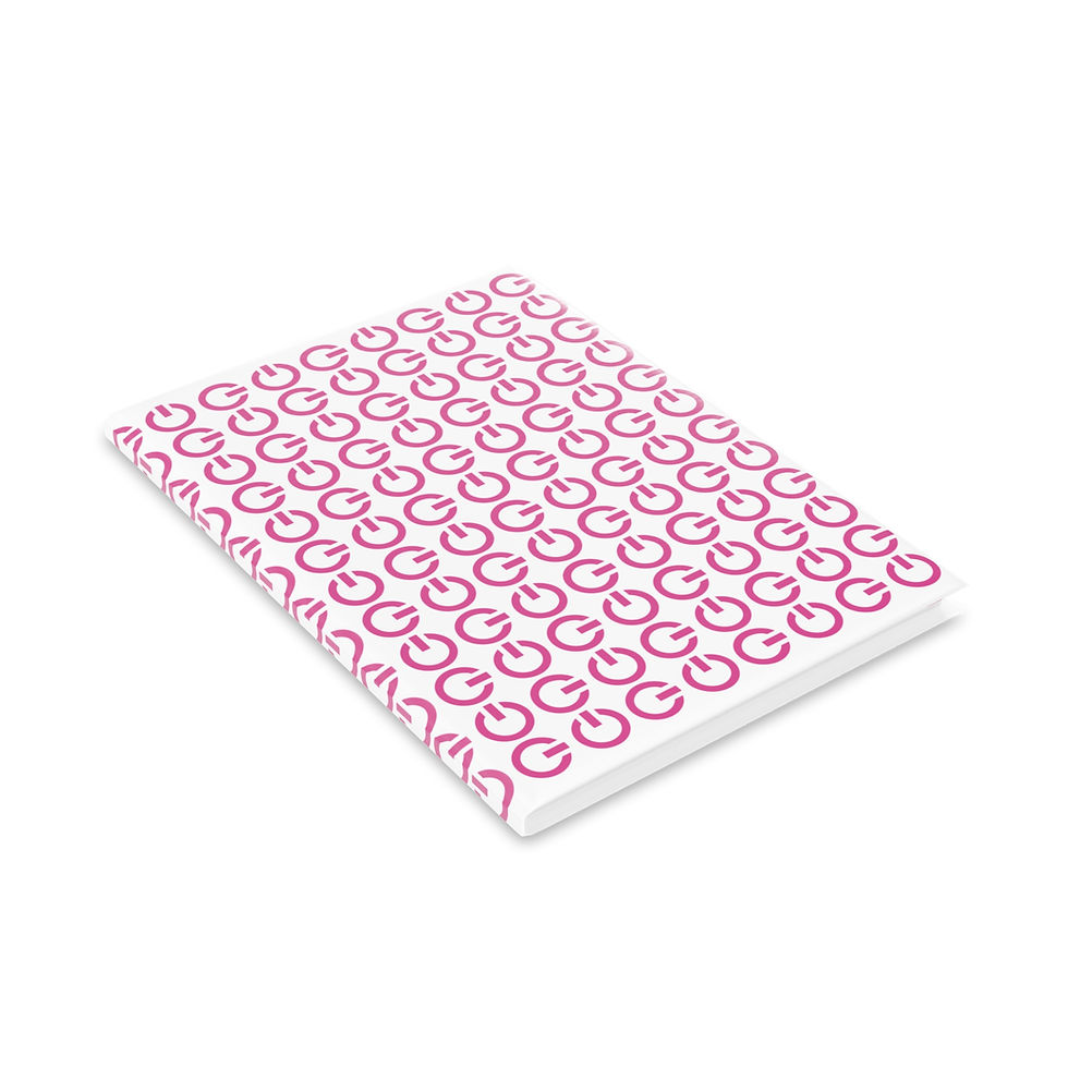 Thumbnail: GoGirl Hardcover Notebook with Pink Power Design