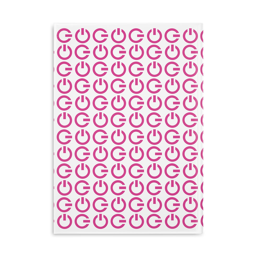 Thumbnail: GoGirl Hardcover Notebook with Pink Power Design