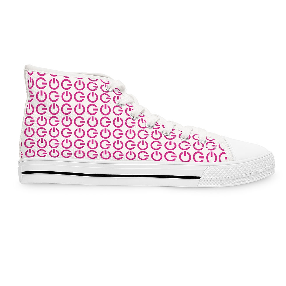 GoGirl High Top Sneakers with G Power Logos