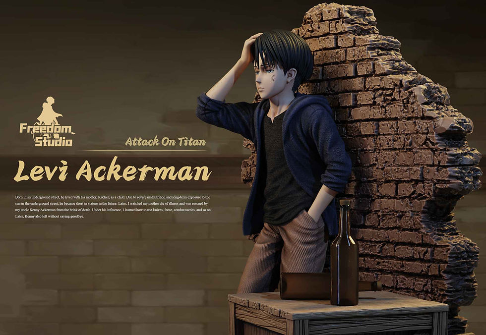 Thumbnail: Childhood Series 004 Levi Attack on Titan Resin Statue (Pre-Order) | Freedom