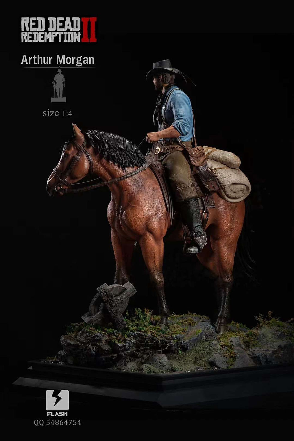 Thumbnail: 【PRE-ORDER】Flash Studio - Red Dead Redemption 2 - Arthur Morgan Resin Statue GK