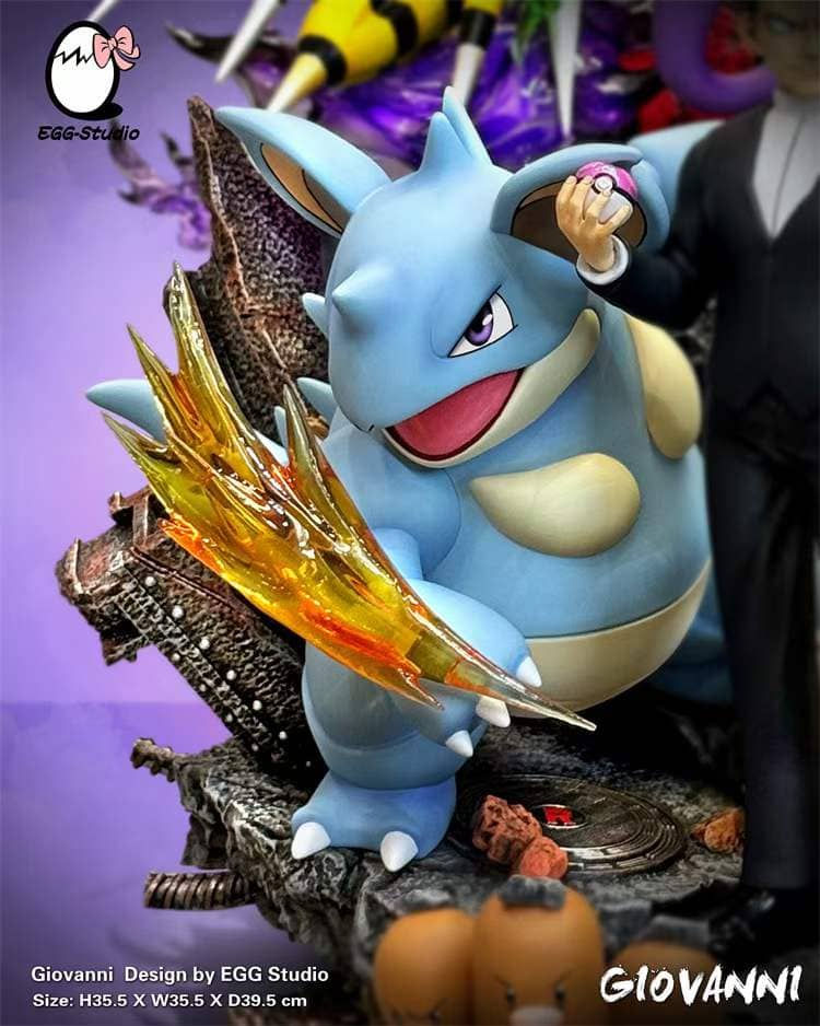 Thumbnail: 【PRE-ORDER】Egg Studio - Pokemon - Giovanni Team Resin Statue GK Anime