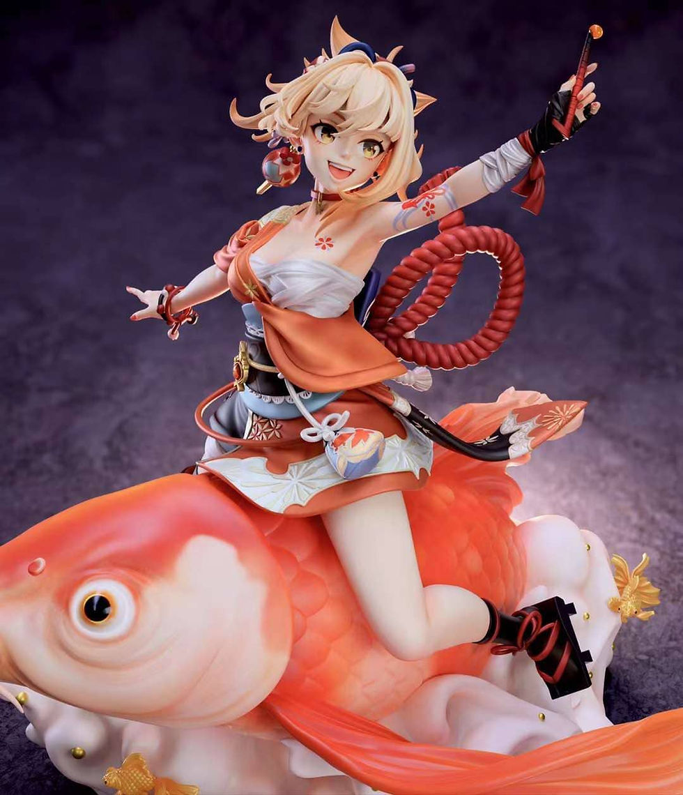 Thumbnail: 【PRE-ORDER】Qi Dong Studio - Genshin Impact - Yoimiya Resin Statue GK Figure