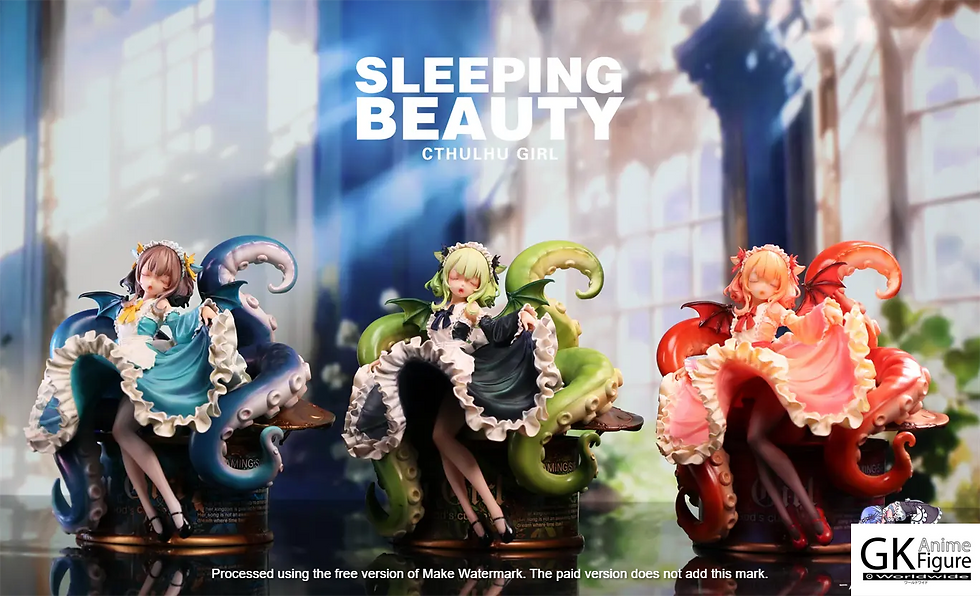 Thumbnail: 【PRE-ORDER】WeArtDoing Studio - Sleeping Beauty - Cthulhu Girl (Licensed) Resin