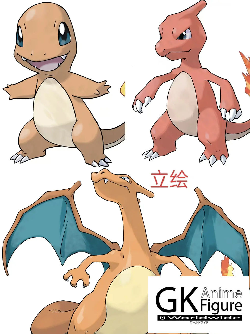Thumbnail: 【PRE-ORDER】Fog Studio - Charizard Evolution Set Pokémon Resin Statue GK Figure