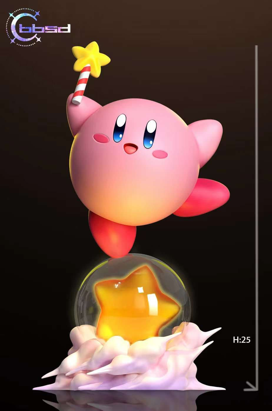 Thumbnail: 【PRE-ORDER】BBSD Studio - Kirby - Kirby Lucky Night Light Resin Statue GK Figure