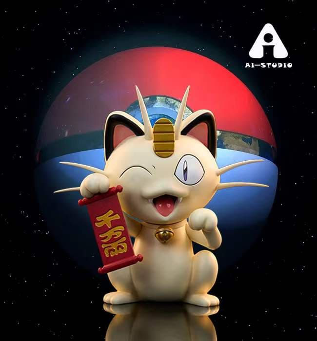 Thumbnail: 【PRE-ORDER】 Ai Studio - Pokemon - God of Wealth Meowth Resin Statue GK Figure