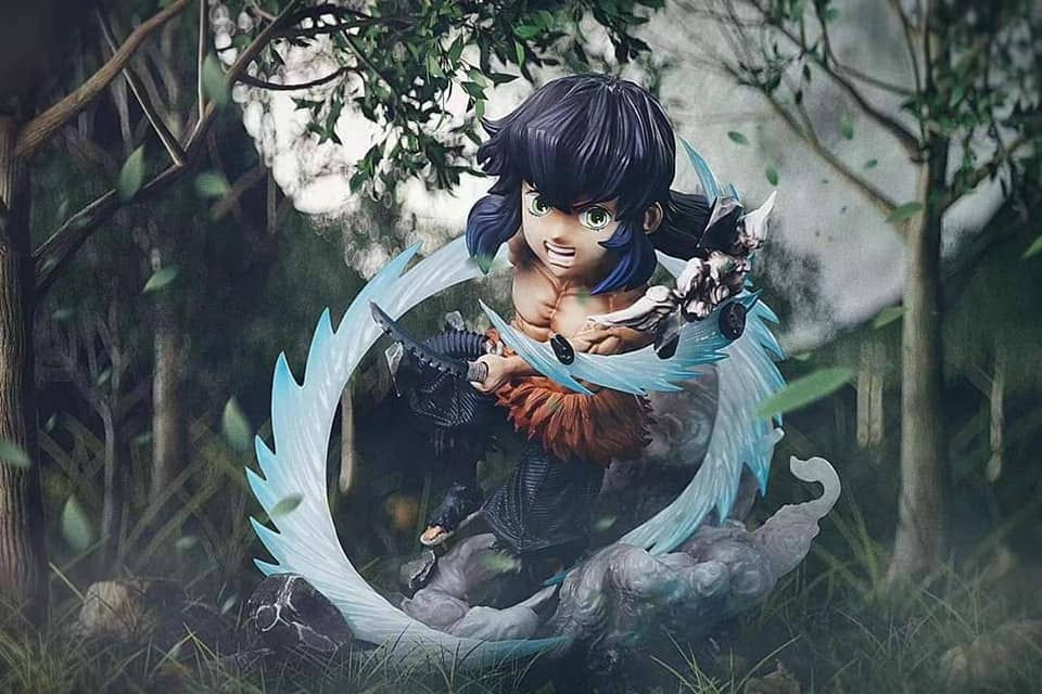 【Ready Stock】G5 Studio - WCF Demon Slayer Series - Inosuke Resin Statue GK Anime