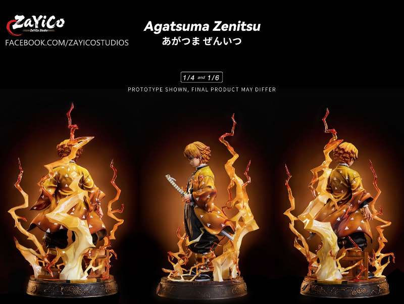 Thumbnail: Agatsuma Zenitsu Demon Slayer 1/6 Resin Statue (Pre-Order) | Zayico Studio