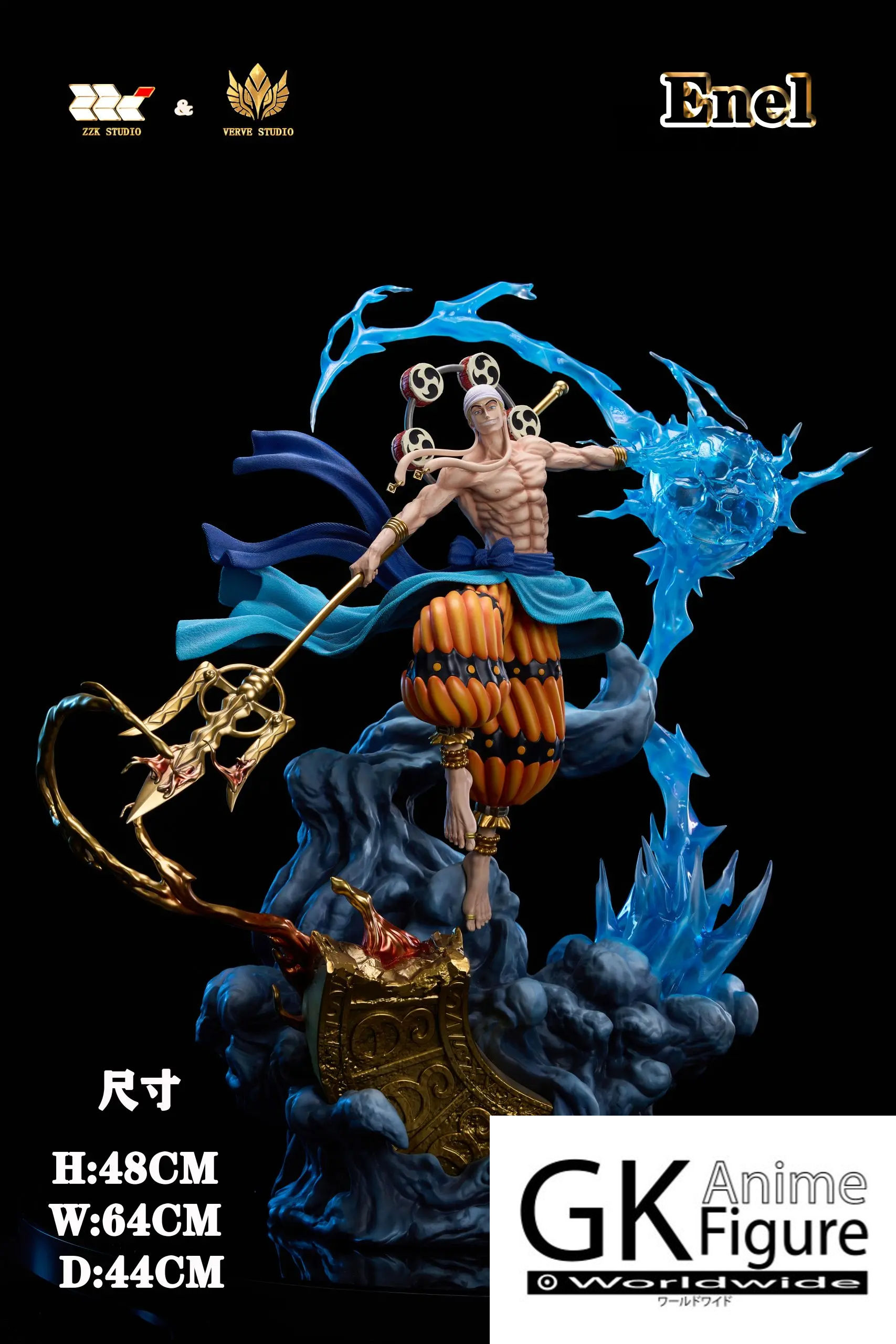 God Enel One Piece Resin Statue (Pre-Order) | Verve Studio X Zzk Studio