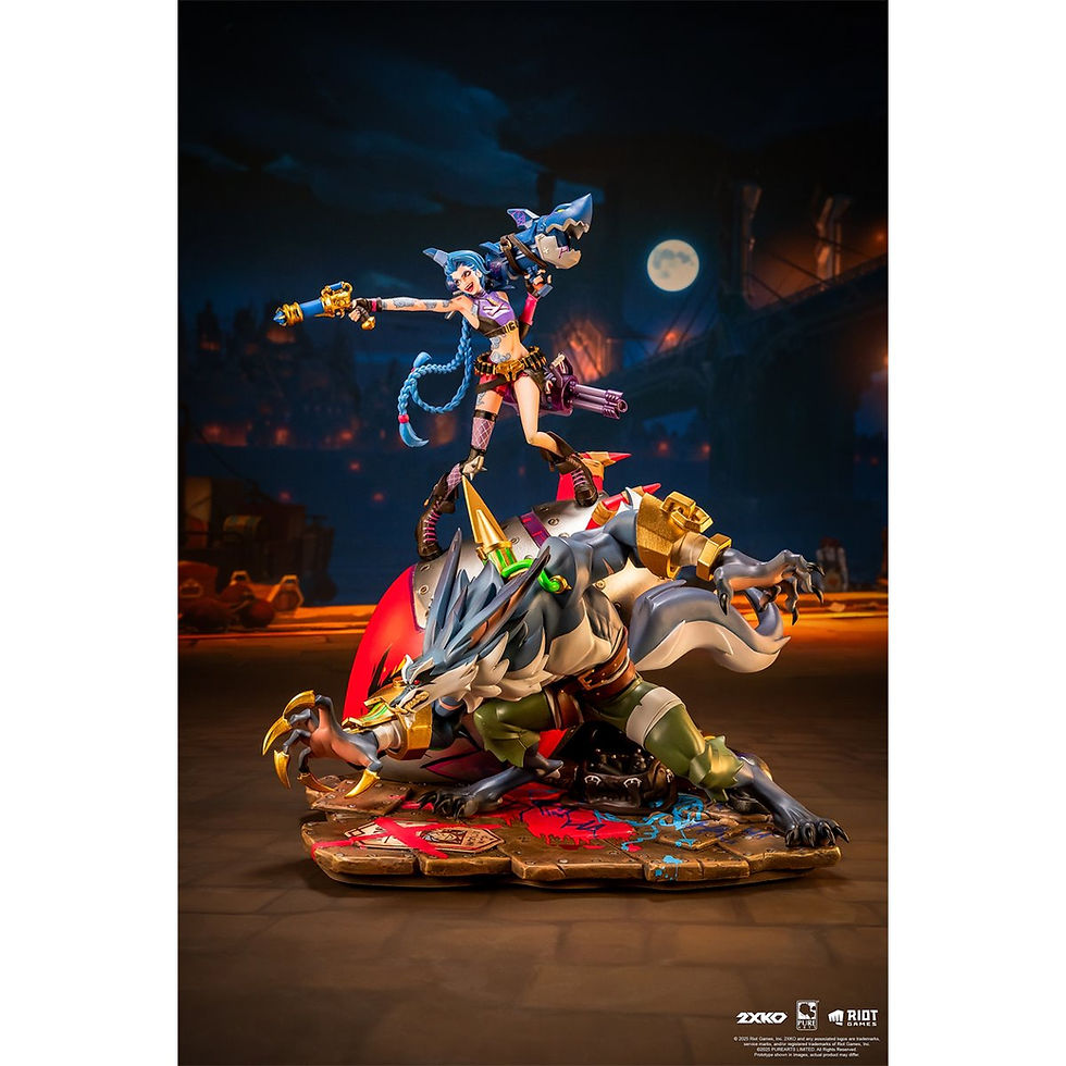 Thumbnail: 【PRE-ORDER】 PureArts Studio - League of Legends 2XKO Jinx--Warwick VS Ahri--Ekko