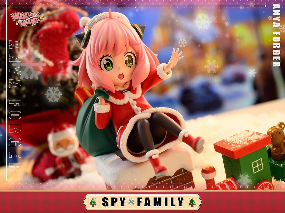 Thumbnail: 【PRE-ORDER】WakuWaku Studio - Spy x Family - Xmas Anya Resin Statue GK Anime
