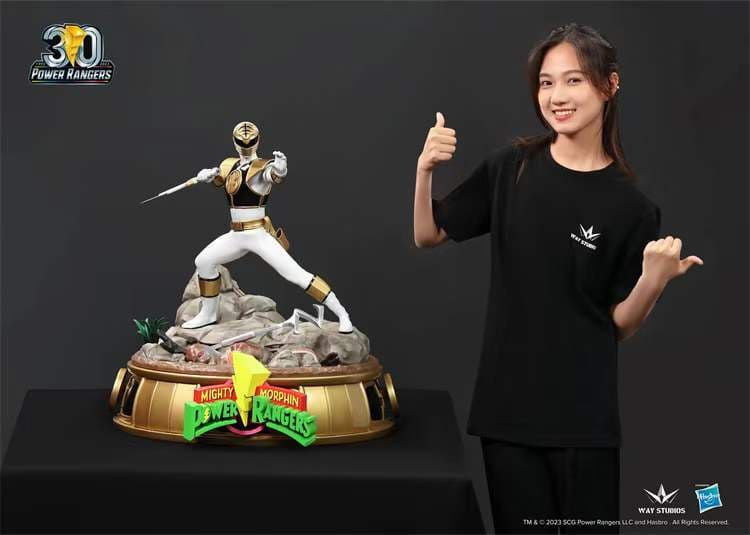 Thumbnail: 【PRE-ORDER】Way Studios - Hasbro Licensed - White Ranger Power Ranger Resin GK