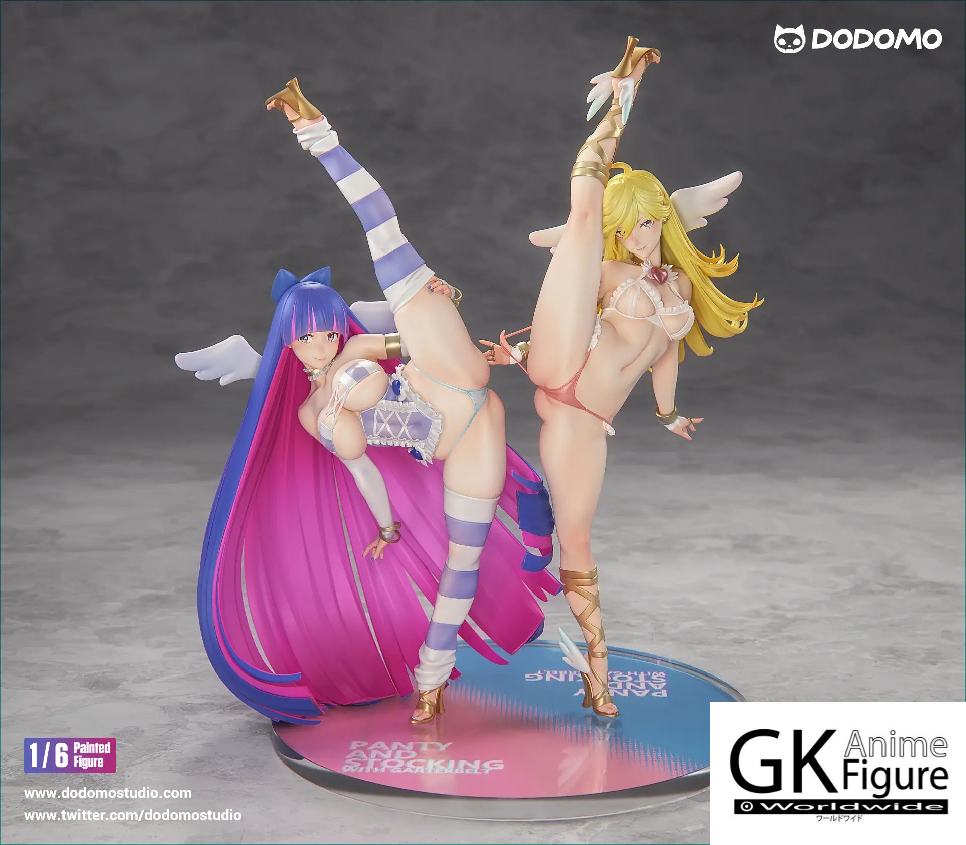 【PRE-ORDER】Dodomo Studio - Panty & Stocking with Garterbelt Resin Statue Figure