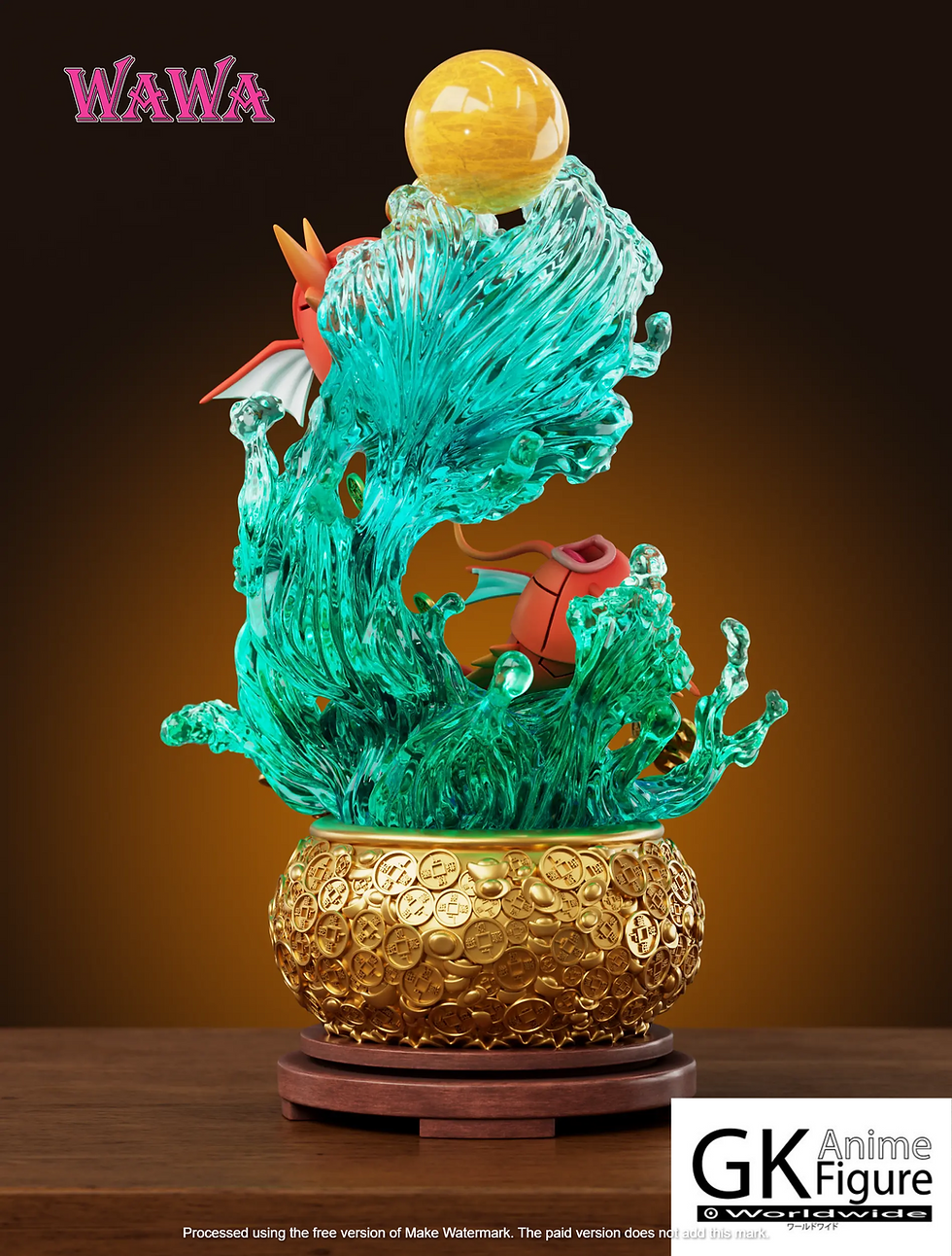 Thumbnail: 【PRE-ORDER】WAWA Studio - Fortune-Calling Magikarp Pokémon Resin Statue GK Figure
