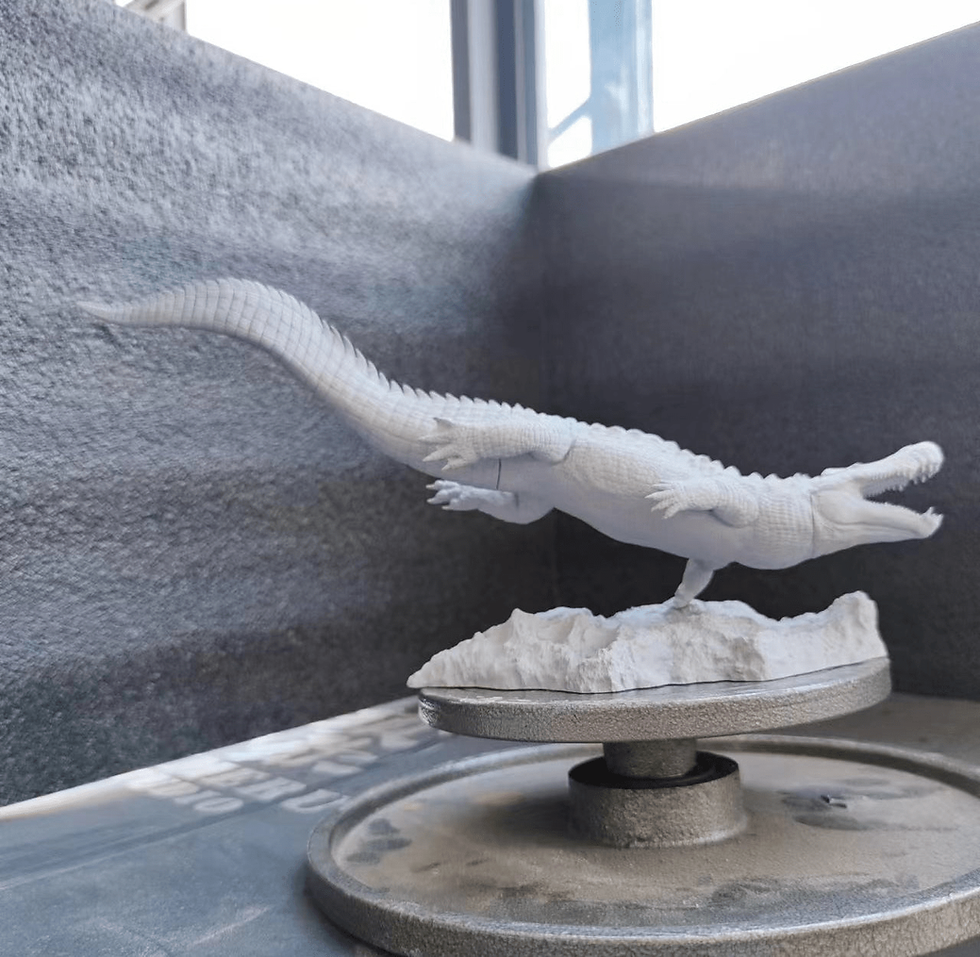 Thumbnail: Musee Studio - 1/18 Purussaurus Hunting Stupendemys Scene Resin Statue