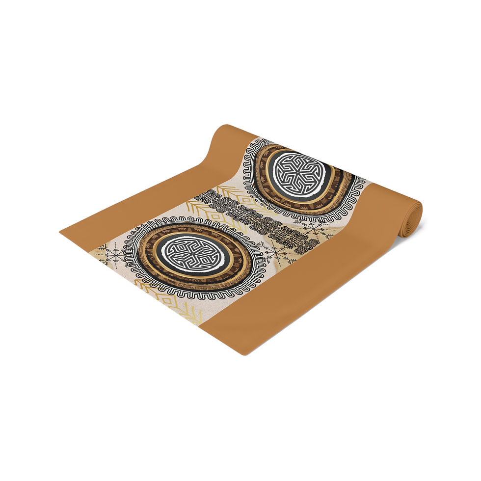 Thumbnail:   Aztec Sun Table Runner –  Luxury Home Decor - Dining Accessory