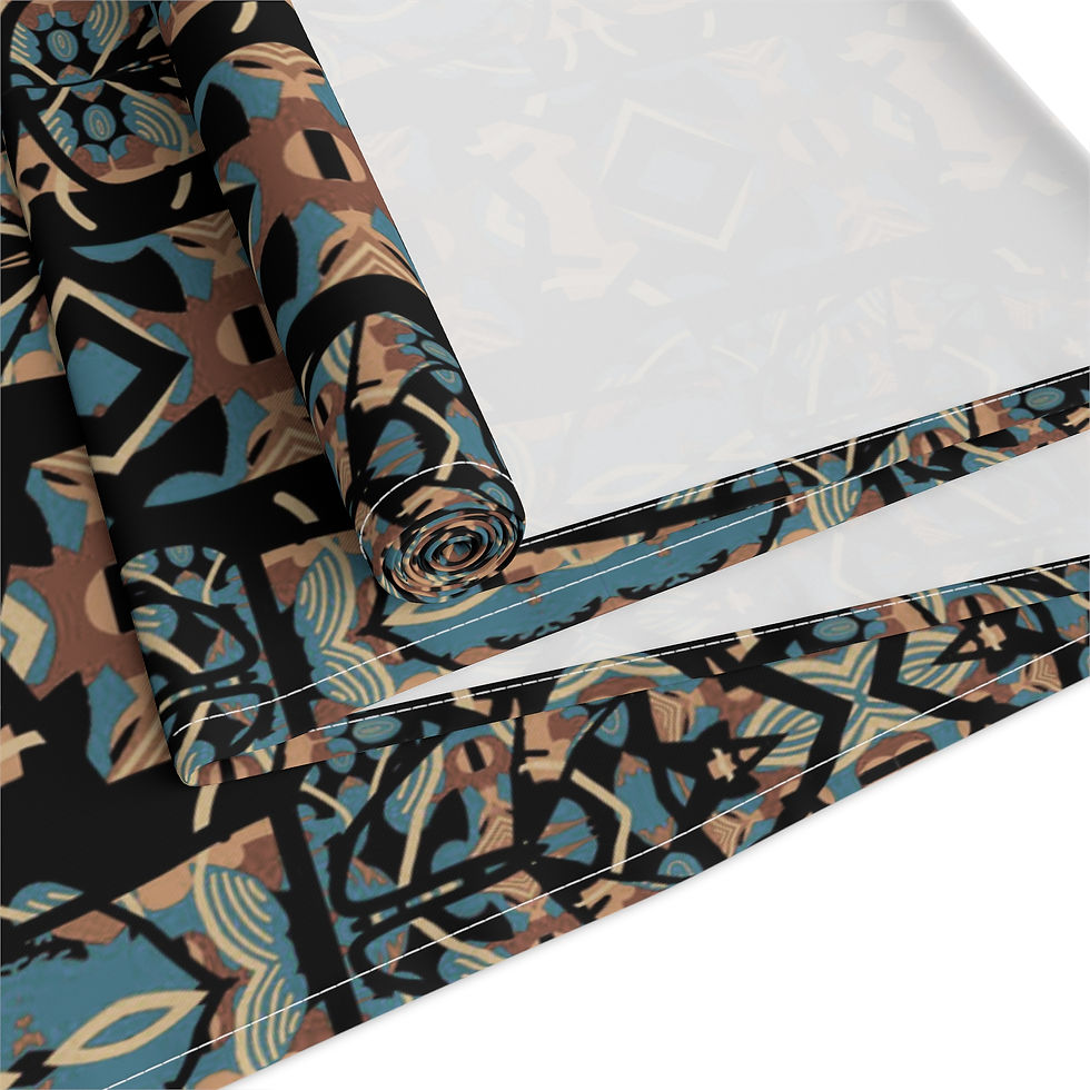 Thumbnail:  Boho  Vintage Style Table Runner | Home Decor | Tribal Motif Table Decoration
