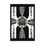 Thumbnail:  Bold Black and White Modern Tribal Print Bronze Mayan Mask - Rolled Poster 