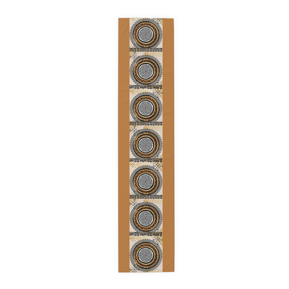 Thumbnail:   Aztec Sun Table Runner –  Luxury Home Decor - Dining Accessory