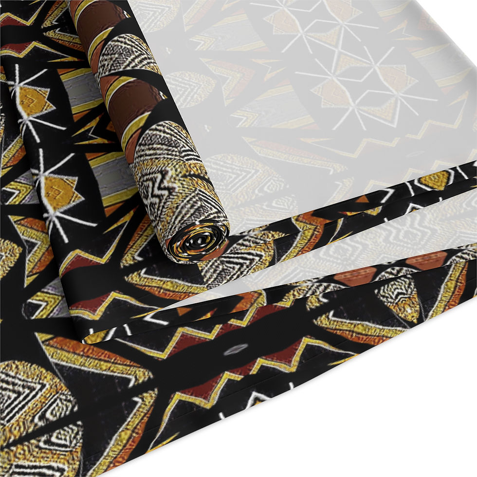 Thumbnail: Exotic Elegant Geometric Table Runner | Luxe Home Decor | Table Decoration