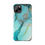 Thumbnail:  Turquoise & Gold Flowing Abstract Phone Case | Tough Cases for iPhone & Samsung