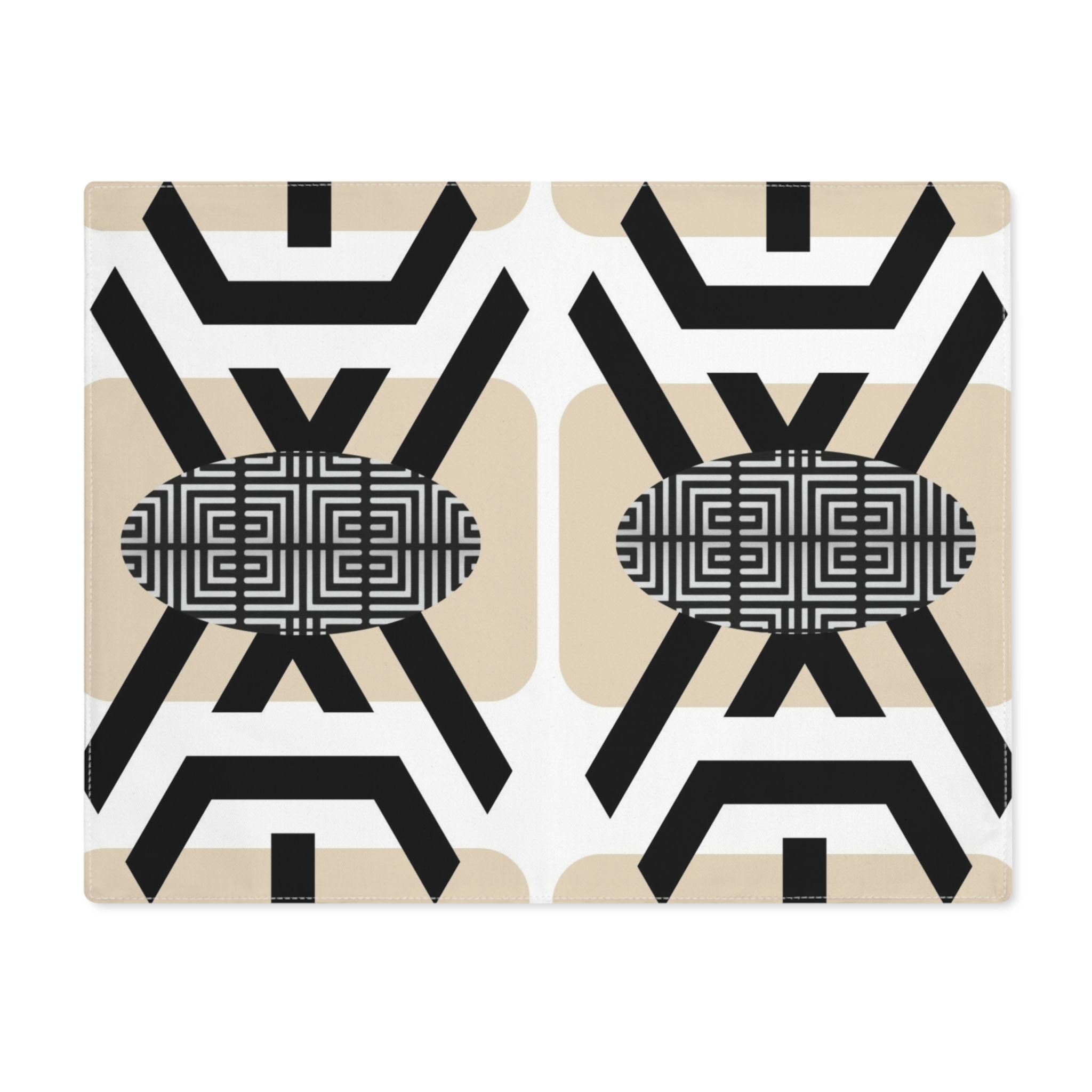  Contemporary Aztec-Inspired Geometric Placemat - Designer Dining Accessory
