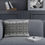 Thumbnail: Contemporary Black and White Tribal Cushion - 100% Cotton Drill with Filling