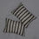 Thumbnail: Bold Black White Geometric Lumbar Cushion- Water-Resistant Pillow - Mix & Match 