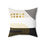 Thumbnail: Chic Mid Century Modern abstract Faux Suede Square Cushion. Contemporary Cool