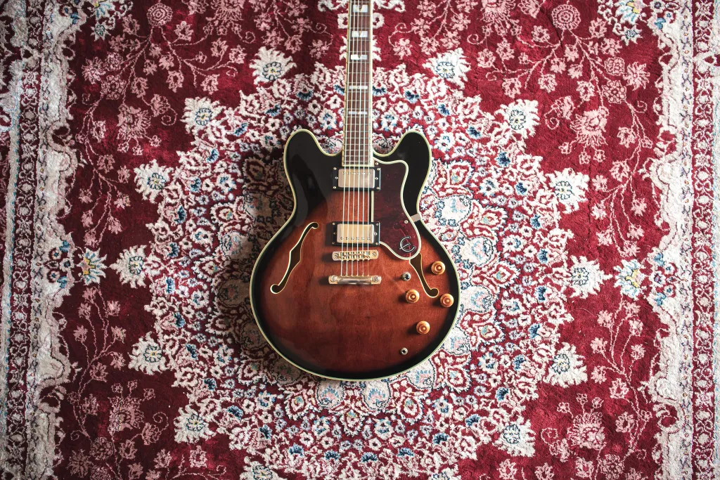 PRELOVED 1995 Epiphone Sheraton in Vintage Sunburst The Woodshed