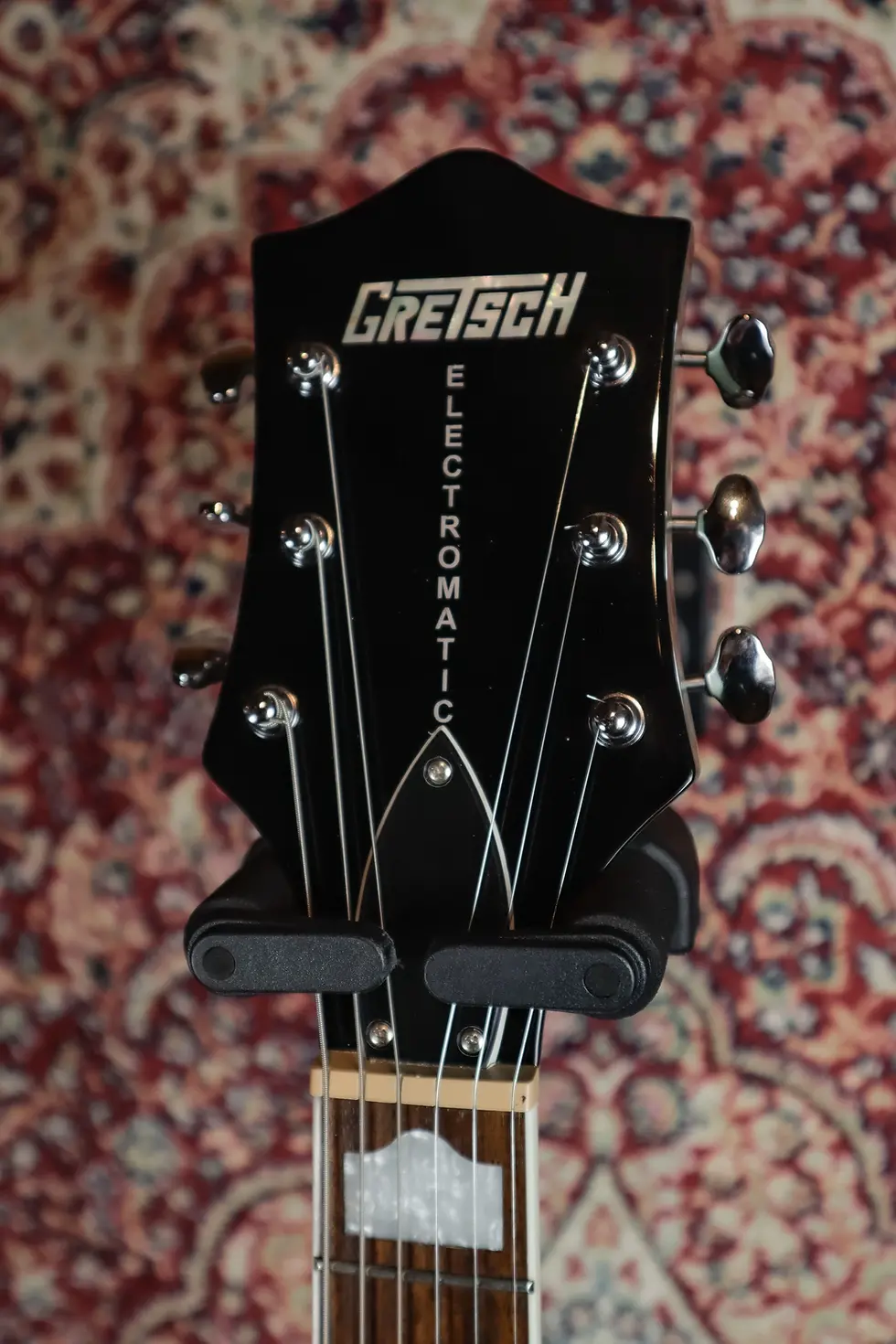 Thumbnail: Gretsch G5420T headstock Electromatic logo