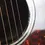 Thumbnail: Close-up of wear on the sound hole of the Takamine EF261S WR - 2008, showcasing the detail and aged character.