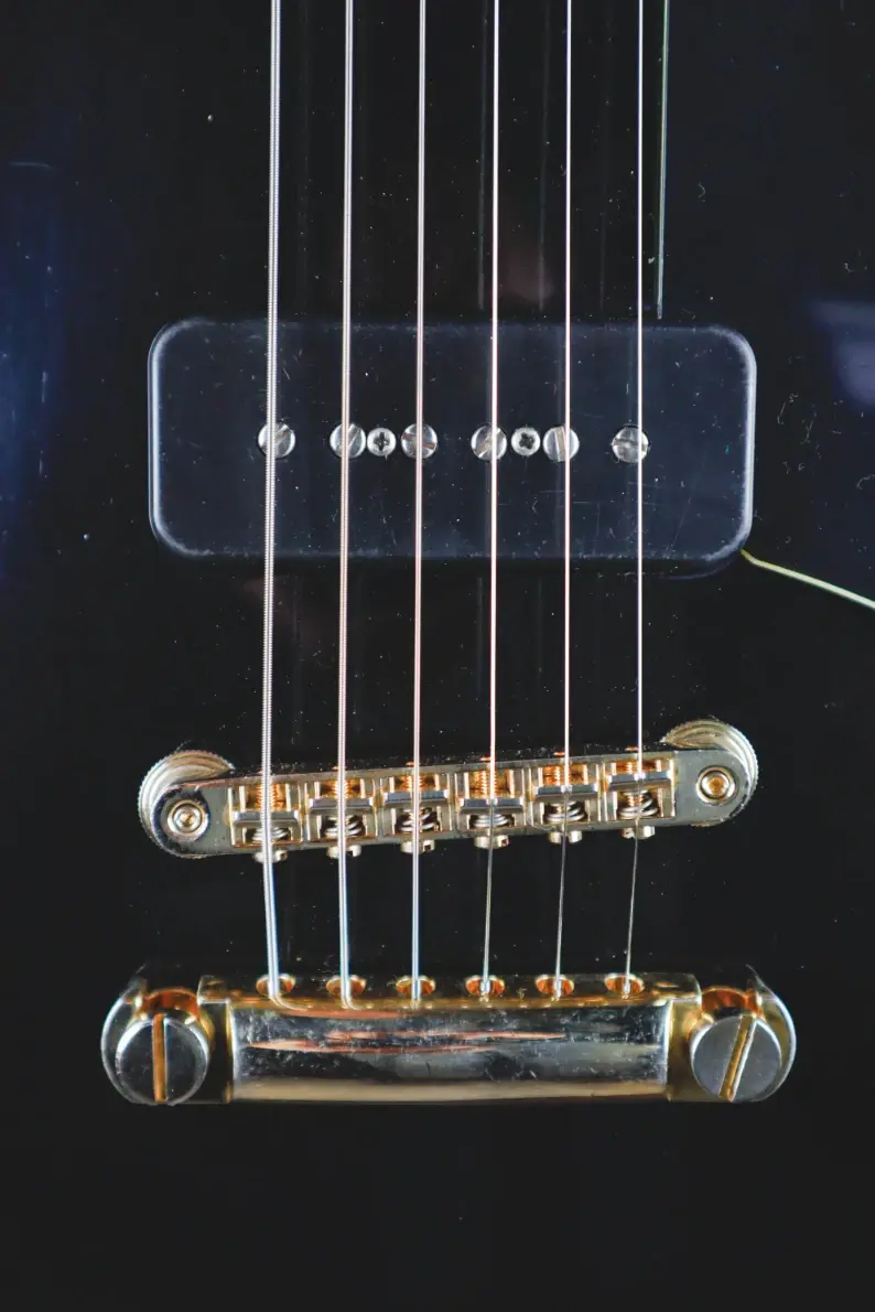 Thumbnail: Maybach Lester '54 Custom Black Velvet bridge pickup close up